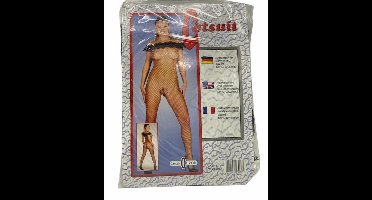 Power Escorts - Lingerie Set - catsuit - Erotische Lingerie set - Zwart - Maat: S/L