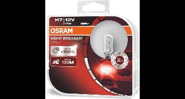 Osram Night Breaker Silver Halogeen lampen - H7 - 12V/55W - set à 2 stuks