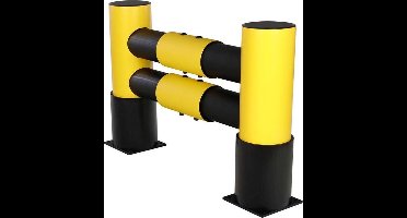 Rekbescherming - Geel/Zwart - 1137 mm (B) x 705 mm (H) - Flexibele kunststof - d-flexx - Golf