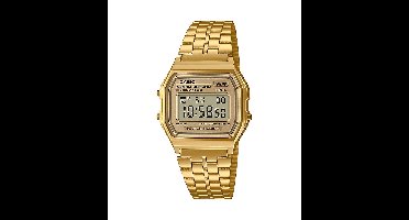 Casio Vintage ICONIC  A158WETG-9AEF Unisex Horloge 36,3 mm - Geel
