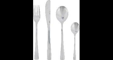 Sola - Bestekset Riva - 16-delig - 4 personen - Roestvrijstaal (RVS) - Modern - Keuken & Tafelen - Bestekset 4 persoons - Tafeldekken