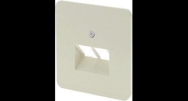 Peha Standard centraalplaat – telefoon – data – 2 x 8–polig – crème