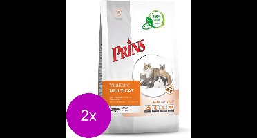 Prins Vitalcare Multicat Gevogelte - Kattenvoer - 2 x 10 kg