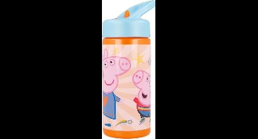 Peppa Pig drinkfles - waterfles - oranje - 400 ml