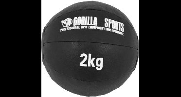 Gorilla Sports Medicijnbal - Medicine Ball - Kunstleer - 2 kg