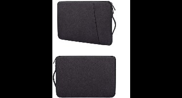 Hoes Geschikt voor Macbook Pro 13 Inch Hoes Laptophoes 13 Inch- Hoes Geschikt voor Macbook Air 2018/2019/2020 Case Laptop Sleeve handvat & ruimte Zwart