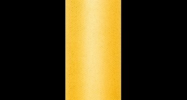 """Tule, yellow, 0.15 x 9m (1 stuks/ 9 lm)"""