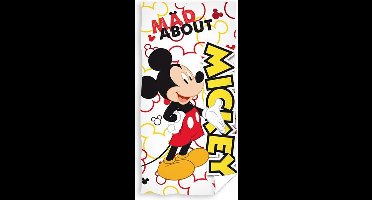 Mickey Mouse Mad About Strandlaken - 70x140 cm - Wit