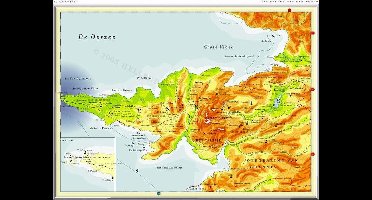 Genesis - Poster - Kaart uit de Atlas van het Bijbelse Continent - Jean Klare -  30 x 40 cm