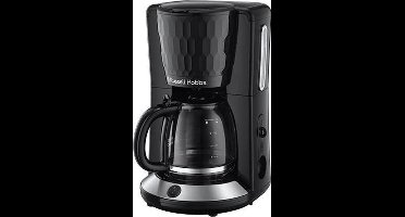 Russell Hobbs Honeycomb Black Coffee Maker Handmatig Filterkoffiezetapparaat 1,2 l