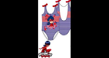 Miraculous Ladybug badpak - blauw - maat 104 / 4 jaar