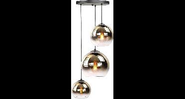 Hanglamp Fantasy Globe Gold 3Lichts 160cm