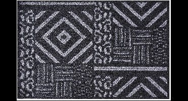 MD Entree - Deurmat - Schoonloopmat - Ambiance - Aztec Grey - 50 x 75 cm