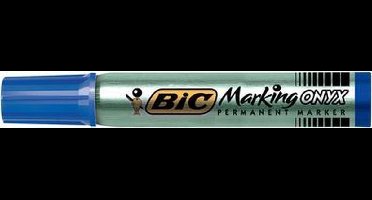 BIC Permanente Markering Onyx 1591, wigvormige punt, zwart