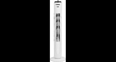 Torenventilator 79 cm – 3 Snelheden – Timerfunctie – Oscillerend – Stil & Compact – Tristar VE‑5806 – Wit