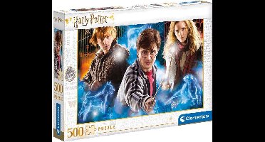 Clementoni - Puzzel - 500 Stukjes - Harry Potter 2 Compact Box - Puzzel Voor Kinderen en Volwassenen