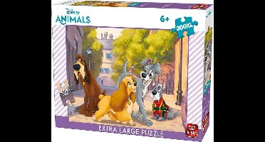 King Legpuzzel Lady En De Vagebond 250 Stukjes