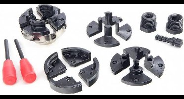 HBM CK 4 - 4 N houtklauwplaat voor houtdraaibank