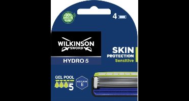 Wilkinson Sword Hydro 5 Scheermesjes Skin Protection Sensitive 4 stuks