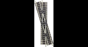 N Fleischmann Piccolo (met ballastbed) 9162 Kruising, Links 111 mm 15 ° 1 stuk(s)