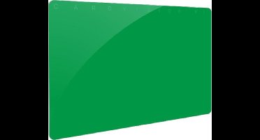 Gekleurde PVC kaart - groen
