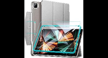 ESR Ascend Apple iPad Pro 12.9 (2021) Hoes met Screen Protector Grijs