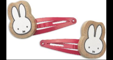 Nijntje haarspeldjes set van 2 stuks - Bambolino Toys - Miffy haar accessoires peuter kleuter - cadeautip