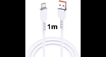Ntech USB C Kabel –1M usb c naar USB A kabel 60W - Wit