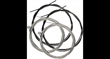 Saccon Remkabel Set: 2 Kabels + 2m Kabelhoes voor 1 Fiets