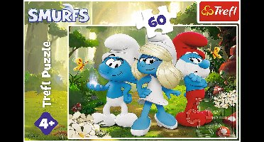 De Smurfen Puzzel - Het Betoverende Bos - 60 Stukjes