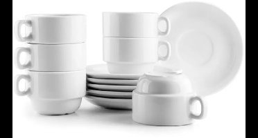 Ibili Castilla Mok 170ml 6 Eenheden Wit