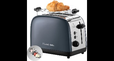 Russell Hobbs Colours Plus Broodrooster - Grijs - 26552-56