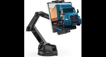 Tablethouder 360° Draaibaar voor Auto en Vrachtwagen - Super Zuignap voor iPad en Tablets van 4.7 tot 13.5 inch