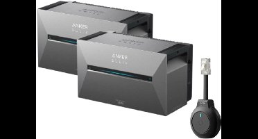 Anker SOLIX - Thuisbatterij Bundel - E2700 Pro (x2) - 5.4 kWh + P1 Meter