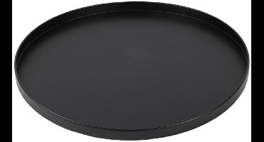 Dienblad Barina | Zwart | XLarge | Metaal | Rond | Ø56 x 3H