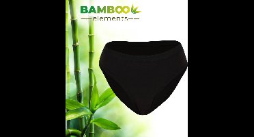 Bamboo Elements - Menstruatie Ondergoed - Brief - Zwart - Period Underwear - Menstruatieslip - Menstruatie Onderbroekje - Ondergoed Dames Slips