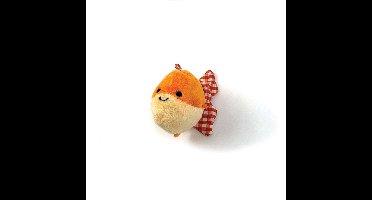 Happy pet tabby patch shaking goudvis 10x8x4 cm