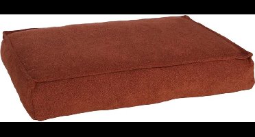 Kussen Oana Rechthoekig Terracotta met rand 100x70x18cm