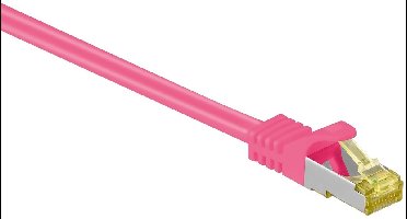 Goobay S/FTP netwerkkabel roze - CAT7 - 7,5 meter