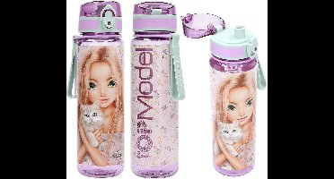 Depesche - TOPModel drinkfles - BLOOMING KITTY