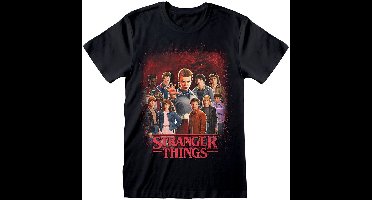 Stranger Things T-shirt - Vecna Character Collage S