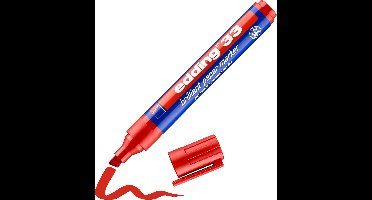 Decoratie Brilliant papiermarker Edding 33-02 rood