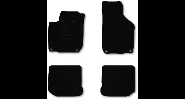 Mattastic® Automat - 4 Delig - Perfecte Pasvorm - Complete Set - Zwart - Geschikt voor VW Golf IV (1997-2006)