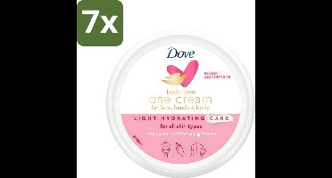 Dove - Body Love - One Cream - Hydraterend en voedend - 250 ml - Bulkverpakking - 7 stuks