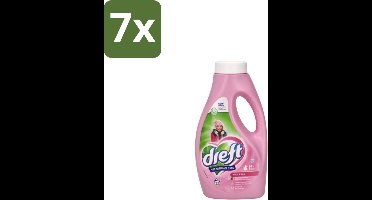 Dreft – Vloeibaar Wasmiddel – Wol & Zijde – 22 Wasbeurten - Bulkverpakking - 7 stuks
