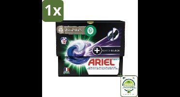1 x Ariel Revita Black - Wasmiddelcapsules - Pods + - Donkere Was - 12 Wasbeurten - Wasmiddel Capsules - Donkere Was - Wasmiddel Zwart - Wasmiddel Glans - Wasmiddel Energiebesparend
