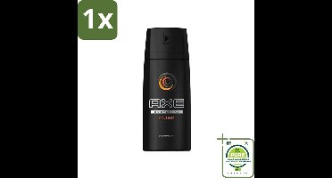 1 x Axe - Deodorant Bodyspray - Musk - 150 ml - Mannen Deodorant - Musk Geur - Deodorant Bodyspray - Langdurige Frisheid - Axe Deodorant