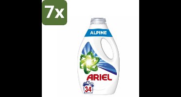 Ariel – Vloeibaar Wasmiddel – Alpine – 1530 ml – 34 wasbeurten - Bulkverpakking - 7 stuks