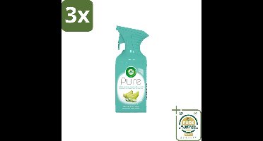 3 x Air Wick – Luchtverfrisser Spray – Pure Meloen & Komkommer – 250 ml - Grootverpakking - Koffiezetapparaat - Koffiezetapparaat - Koffiezetapparaat