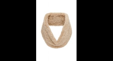 Fluffy Winter Hoofdband - Beige- One Size - Warm - Modieus